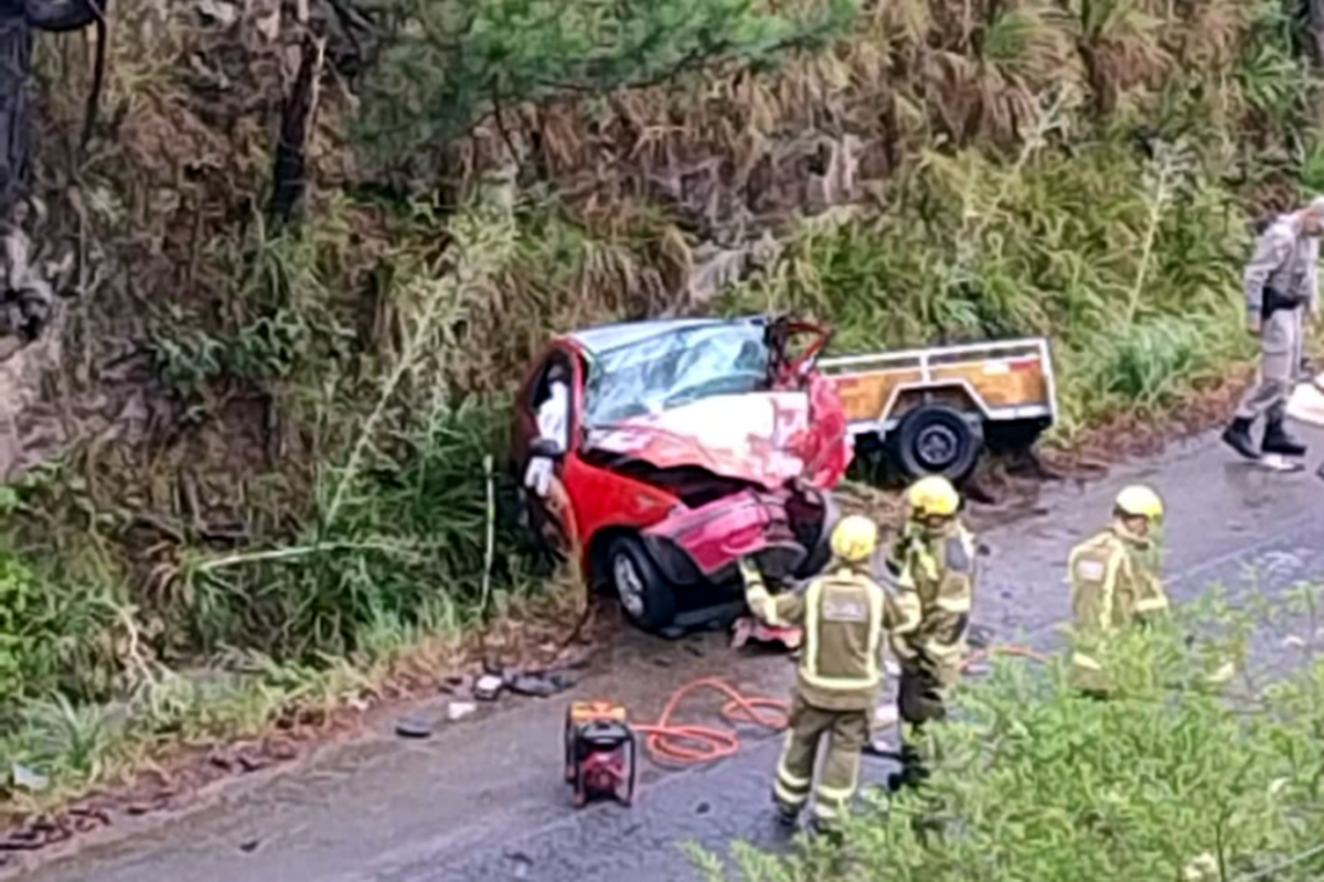Vítimas de acidente na Rota do Sol, Acidente na Rota do Sol: casal morre após colisão frontal