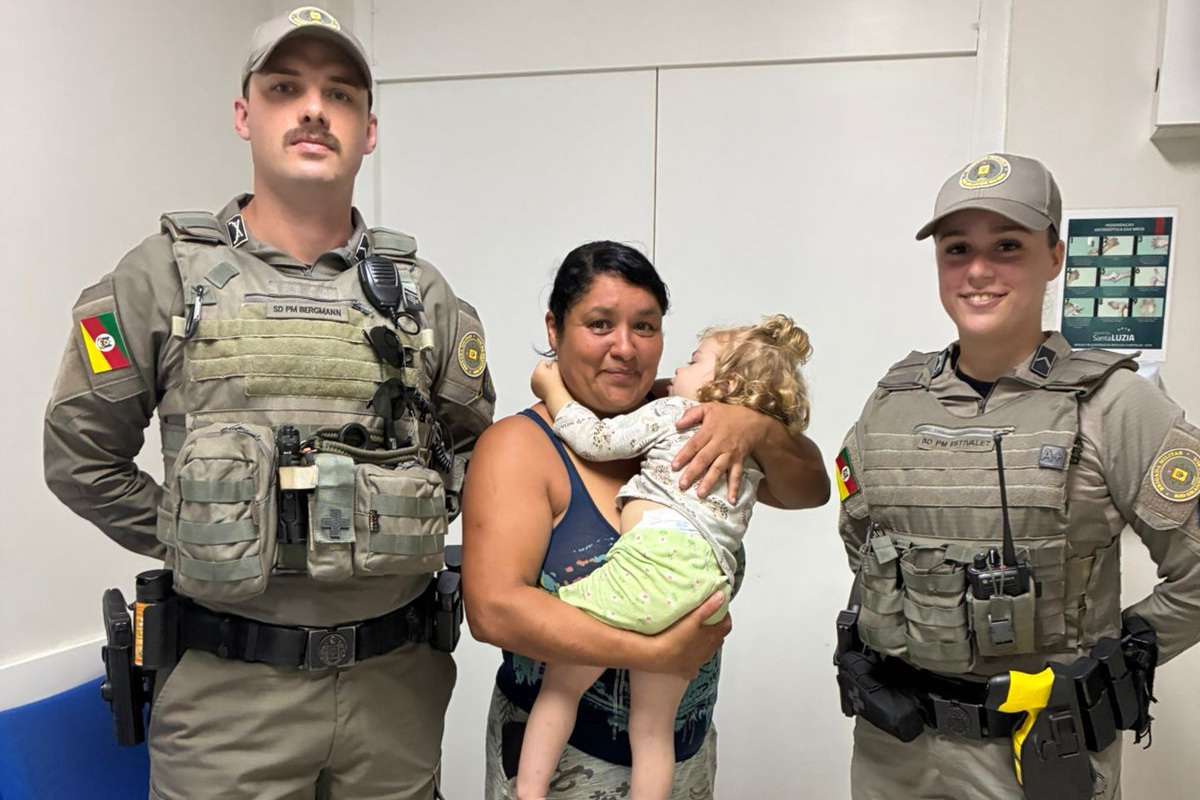 BM presta socorro à menina em Capão da Canoa e ação rápida evita tragédia