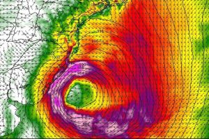 litoral, Ciclone no RS