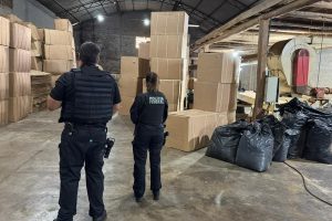 PF desmantela fábrica clandestina de cigarros