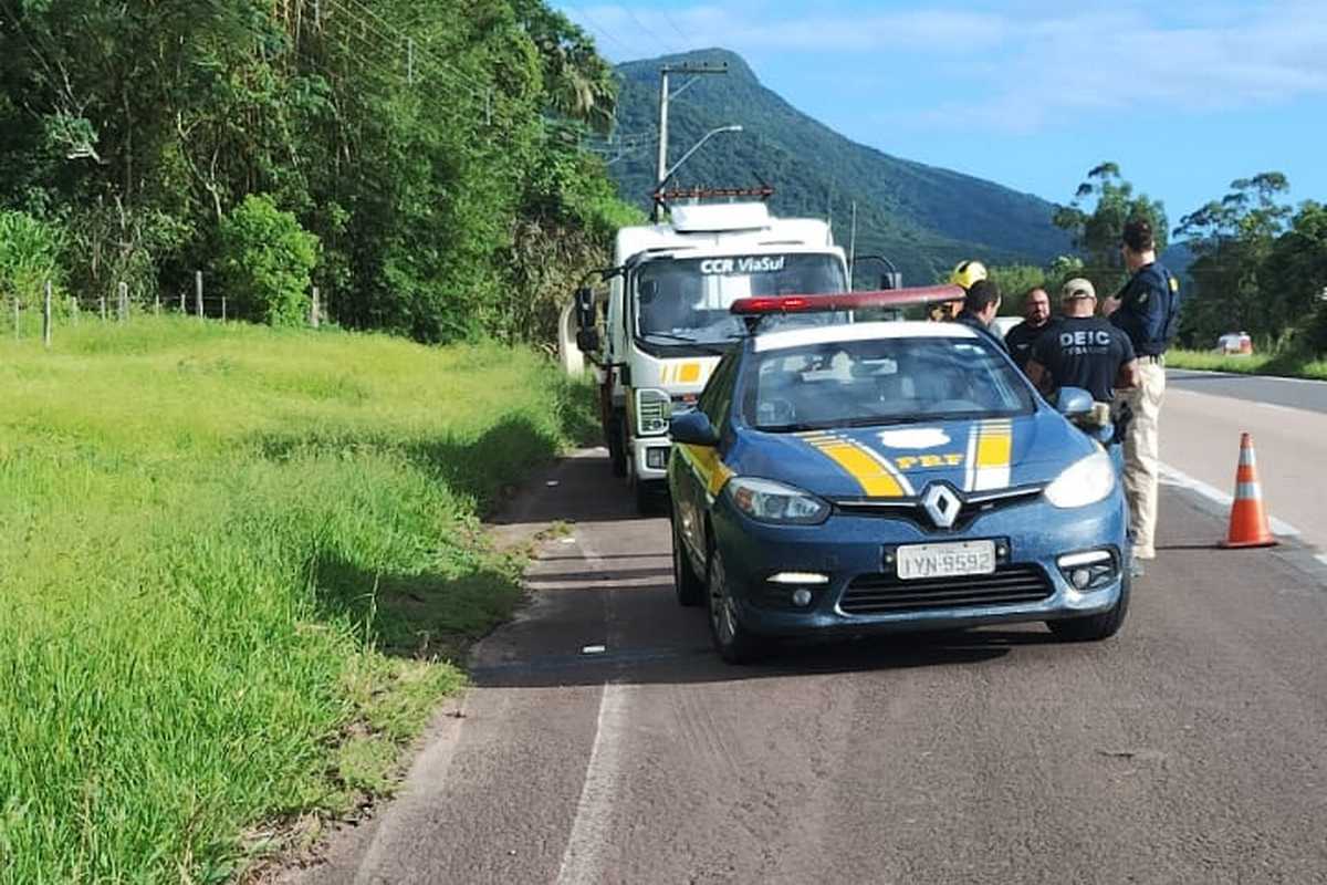 Acidente com motocicleta