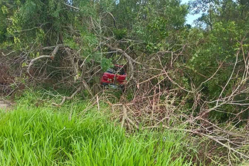 Saída de pista na Estrada do Mar em Osório mobiliza SAMU