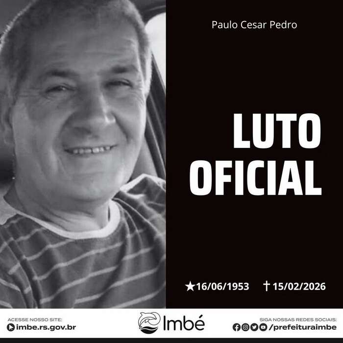 Imbé decreta luto oficial de 3 dias após morte de servidor 11 Imbé decreta luto oficial de 3 dias após morte de servidor 10