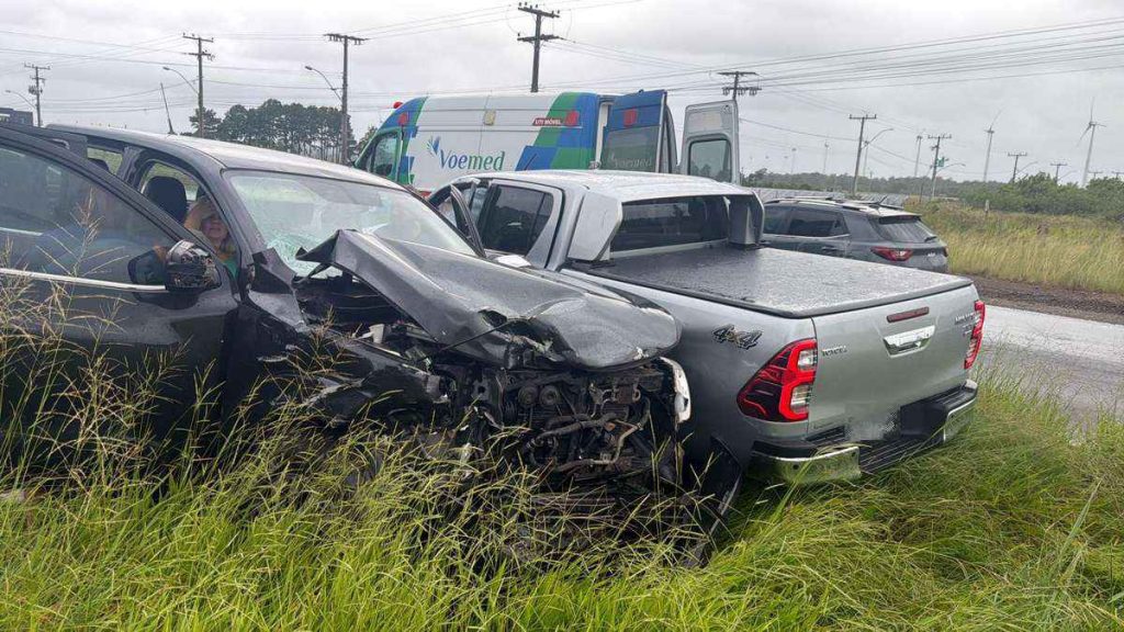 Acidente na RS-030 em Osório envolve quatro veículos