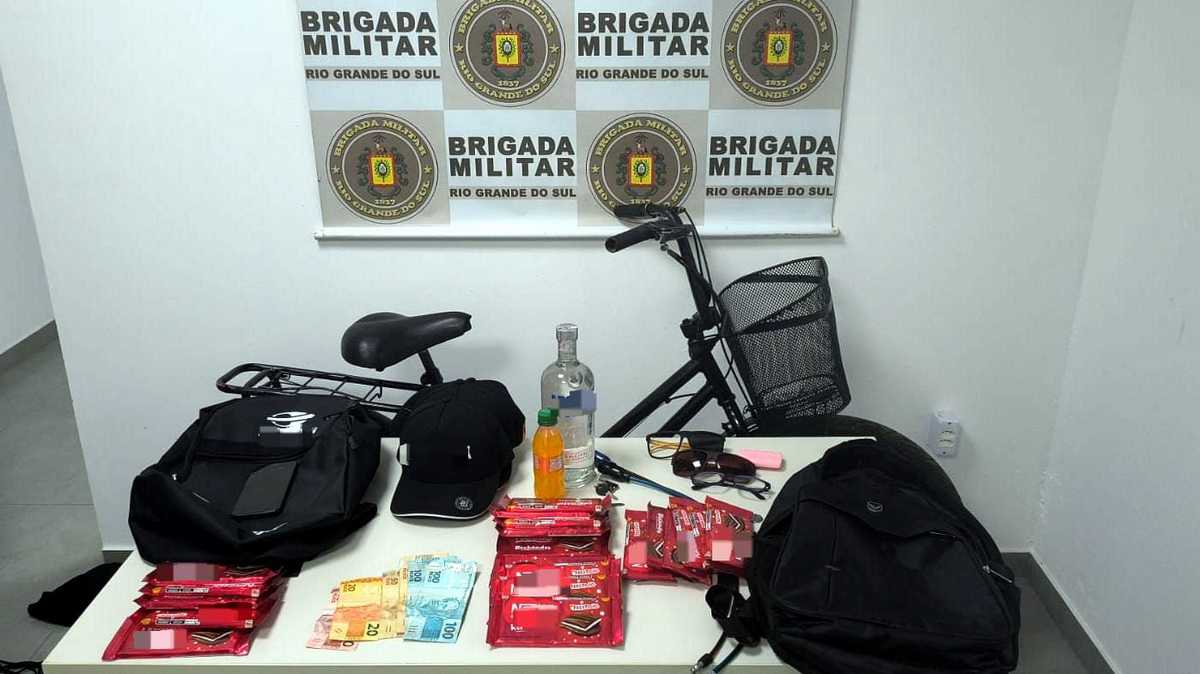 Homem com 38 passagens é preso após furtos em comércios no Litoral Norte