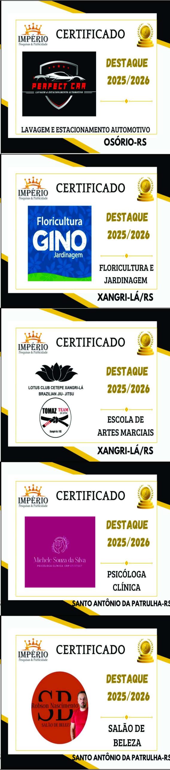 Império Pesquisas divulga destaques em Osório, Imbé, SAP e Xangri-Lá 72