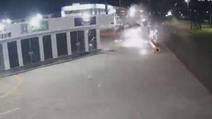 Vídeo mostra momento de capotamento em Capivari do Sul