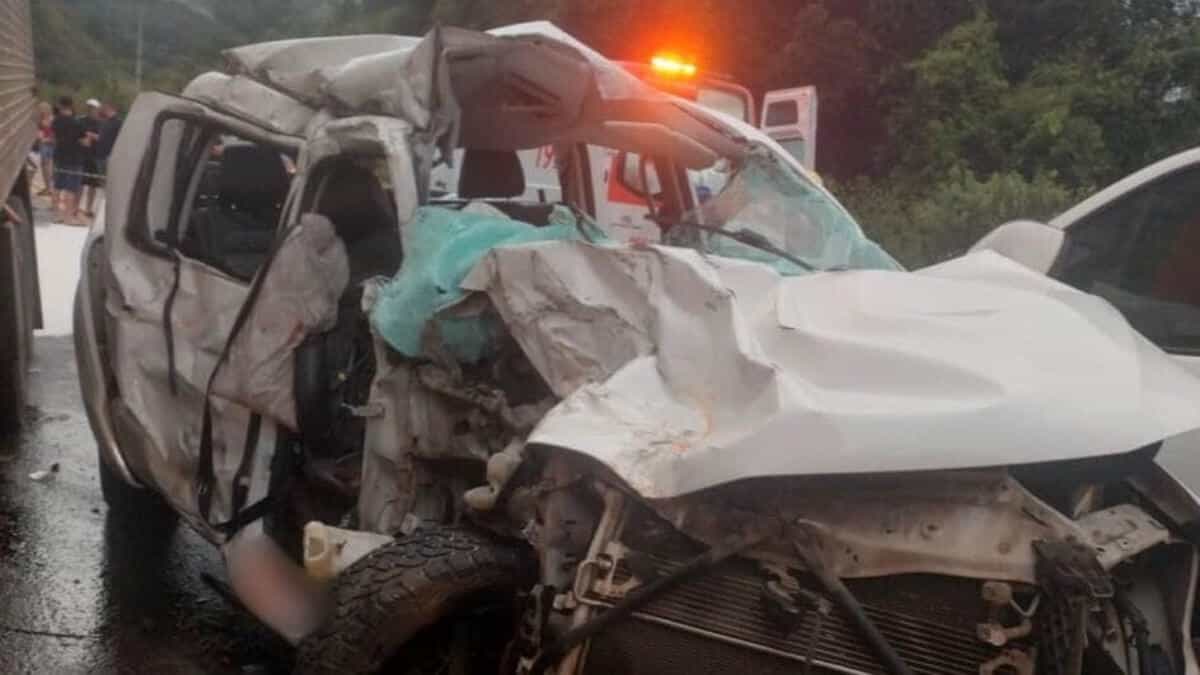 Acidente na BR-282: quem eram mãe e filhos gaúchos que morreram em colisão em SC 5 Acidente