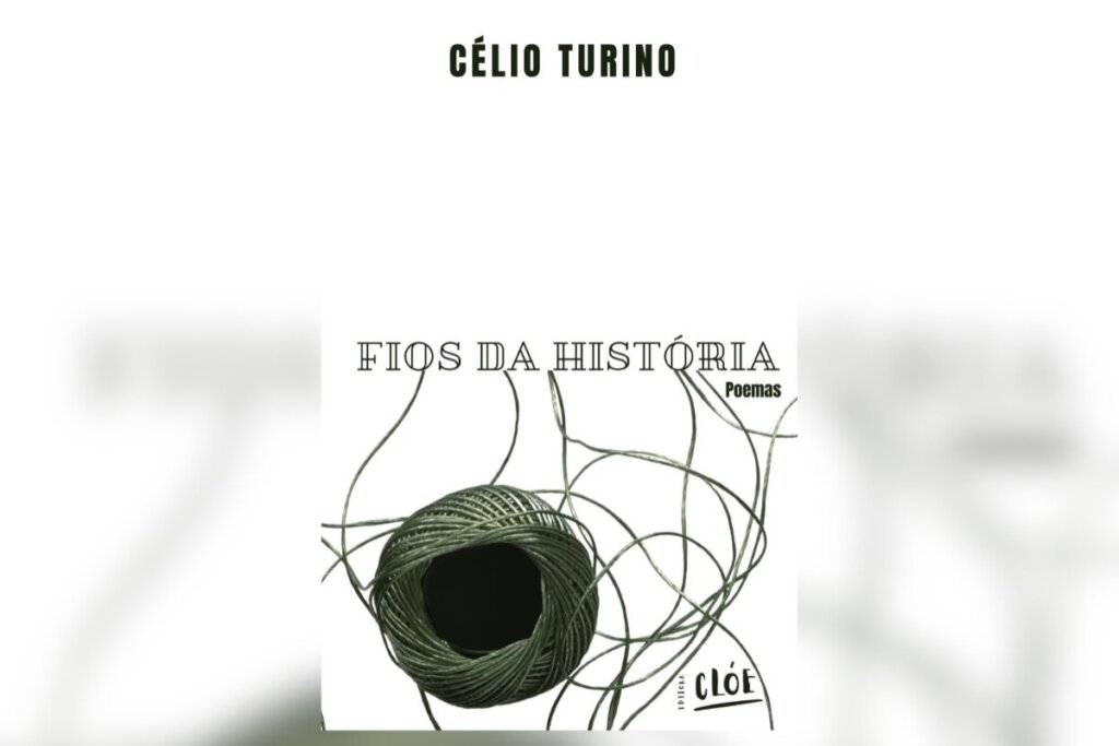 14 livros para expandir os horizontes em março 66 Capa do livro "Fios da história", com a ilustração de um novelo de lã em um fundo branco e o nome do livro acima
