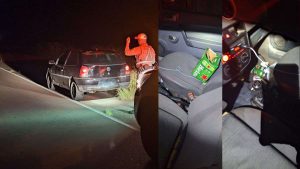 Motorista é presa após dirigir em zig-zag na Rota do Sol em Terra de Areia