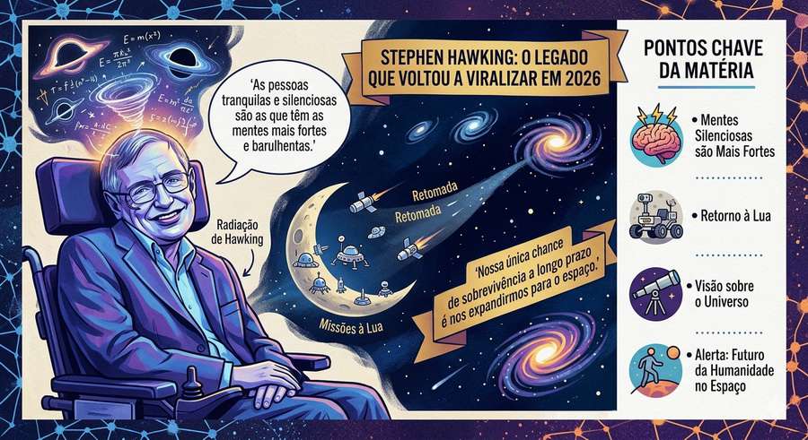 A frase de Stephen Hawking que voltou a viralizar e está fazendo milhões refletirem 10