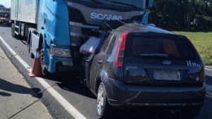 Acidente na ERS-474 em Santo Antônio da Patrulha deixa mulher morta