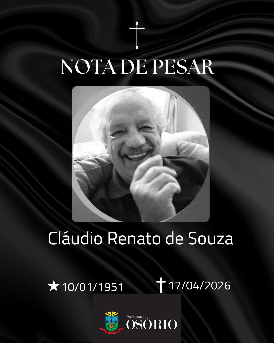 Morre Cláudio Renato de Souza, ex-motorista da prefeitura de Osório 10