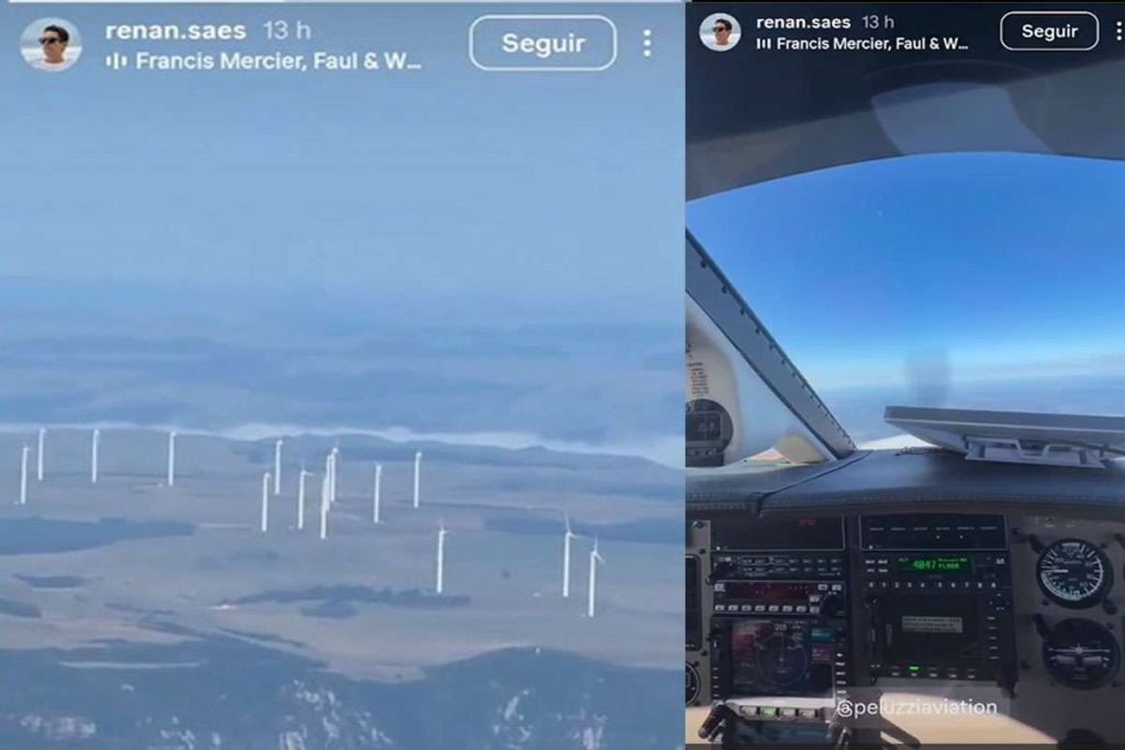 Piloto publicou vídeo minutos antes de queda de avião no Litoral