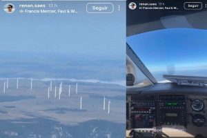 Piloto publicou vídeo minutos antes de queda de avião no Litoral