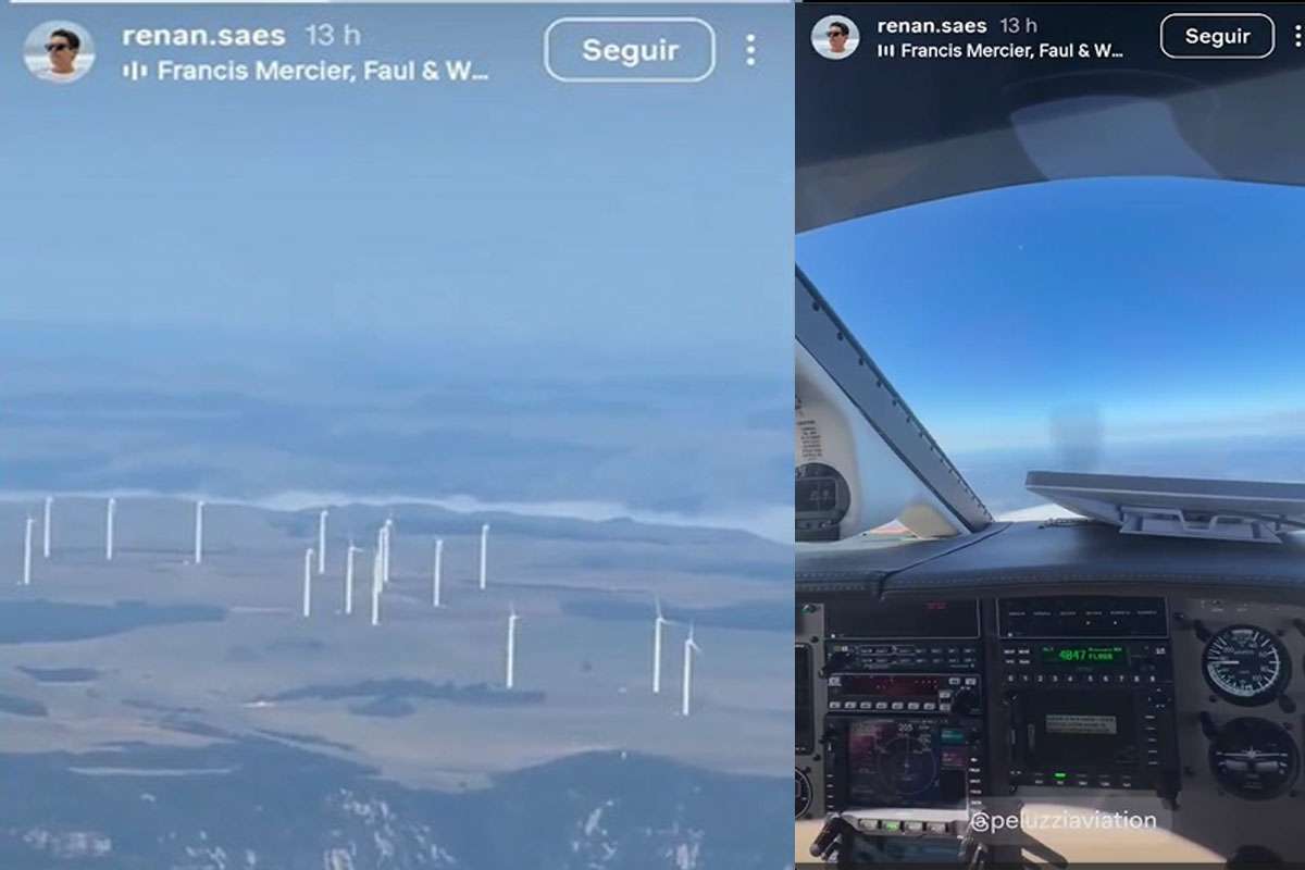 Piloto publicou vídeo minutos antes de queda de avião no Litoral