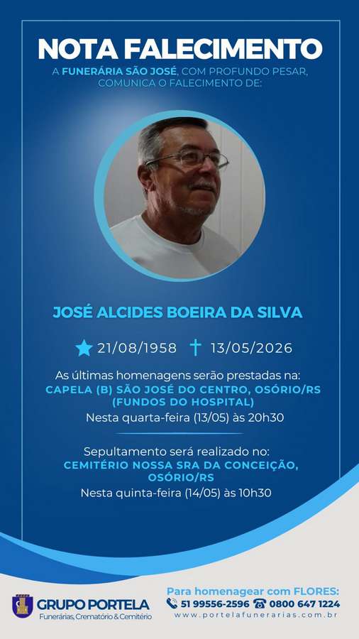 Idoso encontrado morto em Osório será sepultado nesta quinta-feira após crime que chocou moradores 16