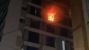 Incêndio em apartamento no Litoral Sul teria começado em lareira ecológica